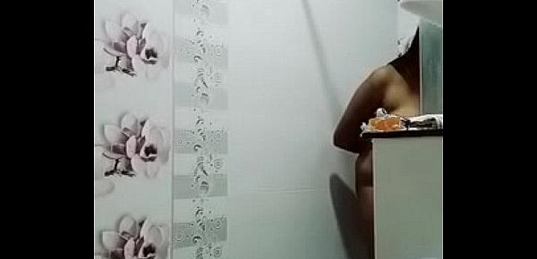  Swathi naidu latest bath video part-3